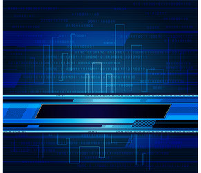 Binary Code Futuristic Background vector image
