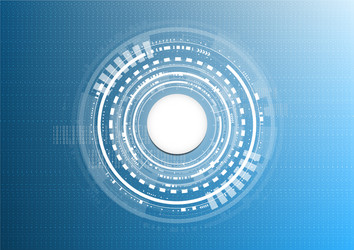 technological interface connection platform vector image
