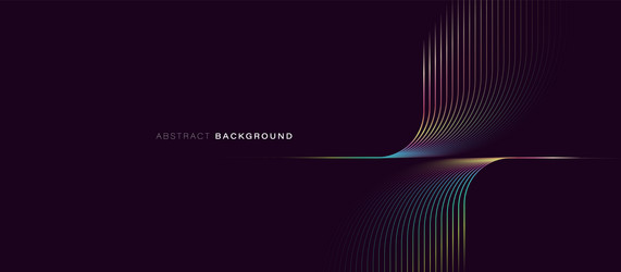 abstract background with glowing geometric curve vector image