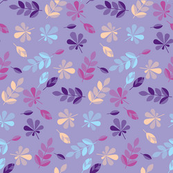 decorative fall leaves seamless pattern vector