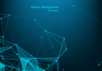 technology abstract background with connected vector image