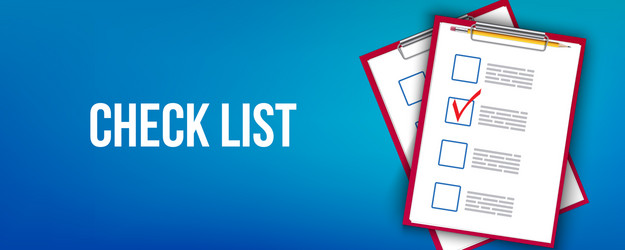 To-Do Checklist with Checkmarks vector image