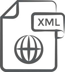 xml file vector image