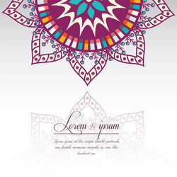 Bohemian background design Royalty Free Vector Image