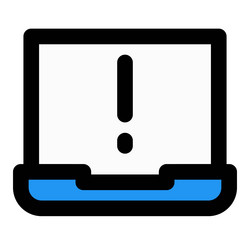 system generated message of alert vector image