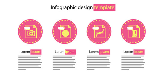 Set line svg file document wav html and raw icon vector