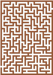 Vector Labyrinth Path Labyrinth Royalty Free Vector Image - VectorStock