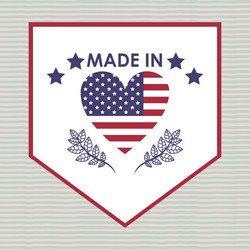 usa emblematic seal design Vector Image