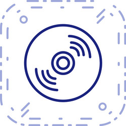 Compact disk icon Royalty Free Vector Image - VectorStock