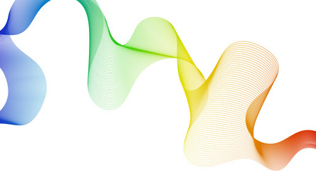 abstract backdrop with wave gradient lines vector image