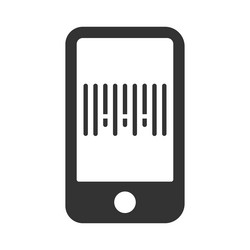 Bar code scan icon vector