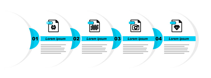 set line ruby file document raw png and js icon vector image