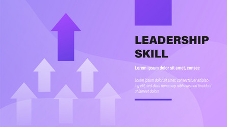 Leadership infographic 10 steps ui design Vector Image