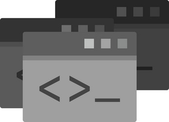 programming windows vector image