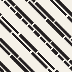 black and white irregular dashed lines pattern vector image