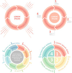 circle infographics diagram vector