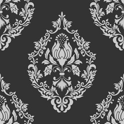 damask seamless pattern element classical vector image