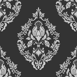 Damask seamless pattern element classical vector