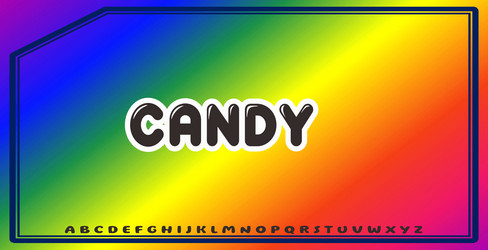 text effects with editable colors and abstract vector image