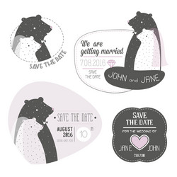 Elegant Wedding Invitation Vector Image