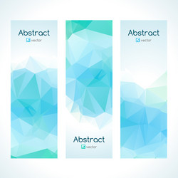 set of polygonal triangular colorful geometric vector image