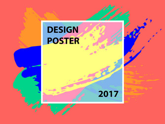 frame for text modern art graphics hipsters vector image
