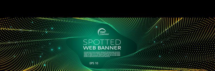 abstract colorful background web banner vector image