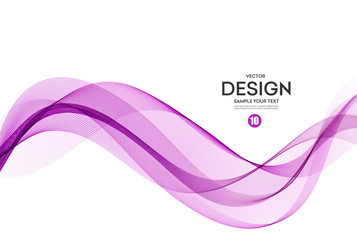 Abstract Flow Wave Background vector image