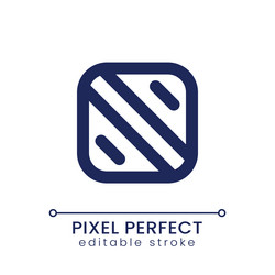 Add background pixel perfect linear ui icon vector