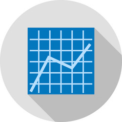 Multiple trend chart Royalty Free Vector Image