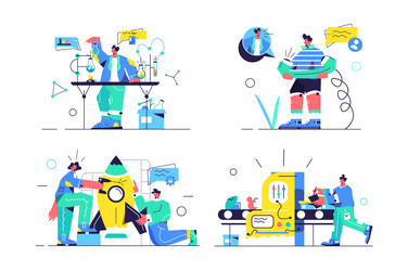 create formula telephone call build rocket vector image