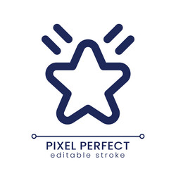 effect pixel perfect linear ui icon vector image