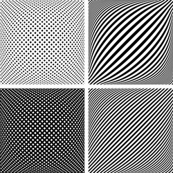 Convex Geometric Patterns vector image