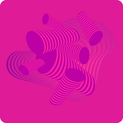 abstract background with dynamic waves and lines vector image