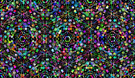 Abstract Color Line Pattern vector image