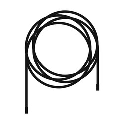 Cable icon flat style Royalty Free Vector Image