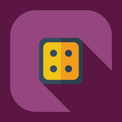 flat modern design with shadow icons button vector image