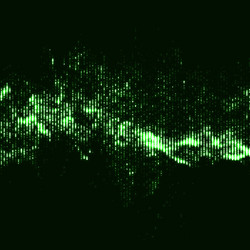abstract wave mesh background noisy vector image