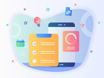 concept to do list task done check vector image
