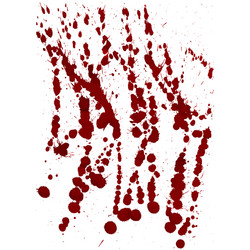 dry blood splatter isolated on white background vector