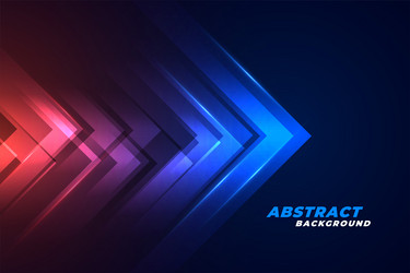 Dynamic Speedlines: Red & Blue Arrows vector image