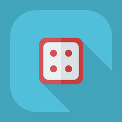 flat modern design with shadow icons button vector image