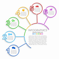 infographic design template with place for your vector image