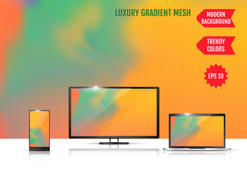 modern abstract background colors transition vector image