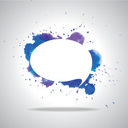 bright speech cloud and blobs vector image