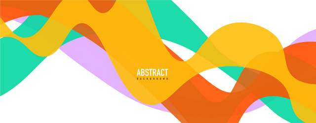 fluid wave colorful abstract background dynamic vector image