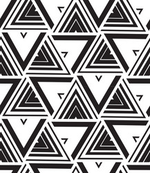 Geometric Triangle Pattern vector image