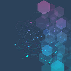 Modern Data Network Abstract vector image