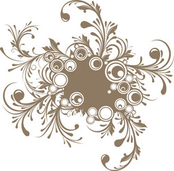 Floral design element Royalty Free Vector Image