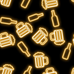 seamless pattern texture abstract neon vector image